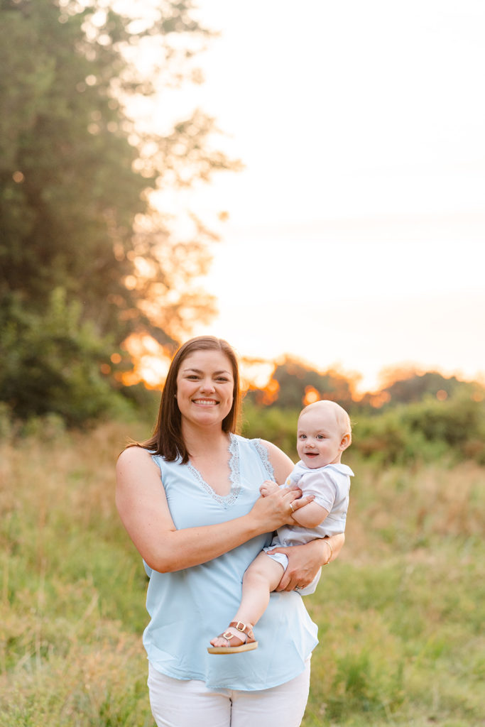 Fayetteville TN Photography Session - mother and baby lifestyle posing