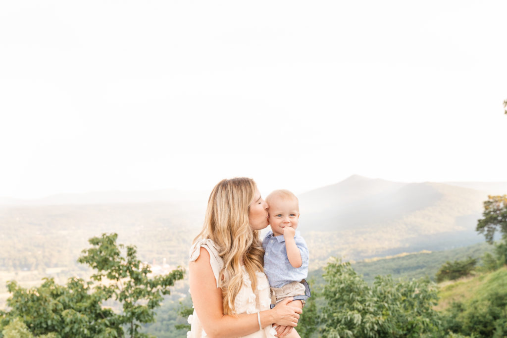 Lookout Mountain Retro Pad - Lookout Mountain Photographer - mother and baby son