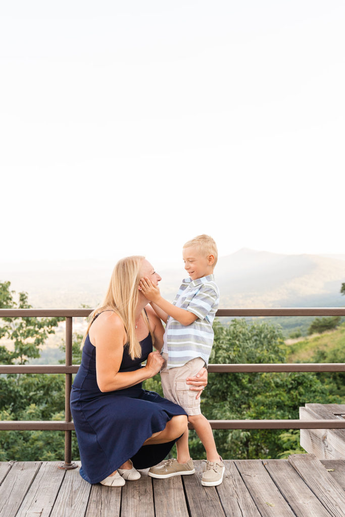 Lookout Mountain Retro Pad - Lookout Mountain Photographer - Mother and Son