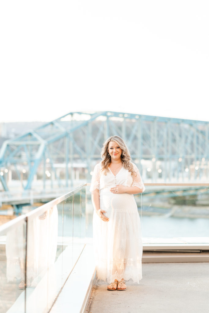 Maternity Session At Hunter Museum, Overlooking Tennessee River