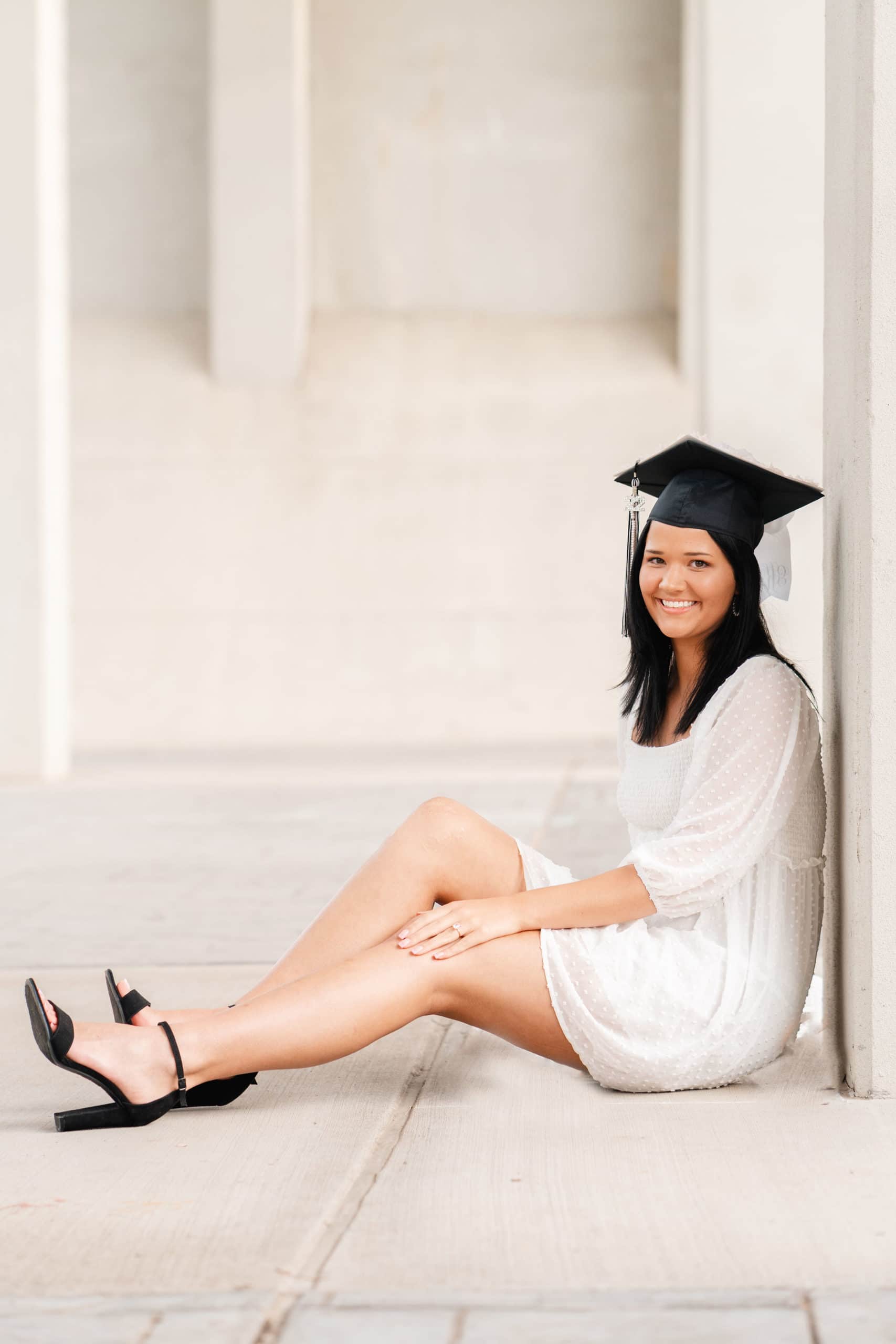 Ridgeland High School cap and gown photography session 