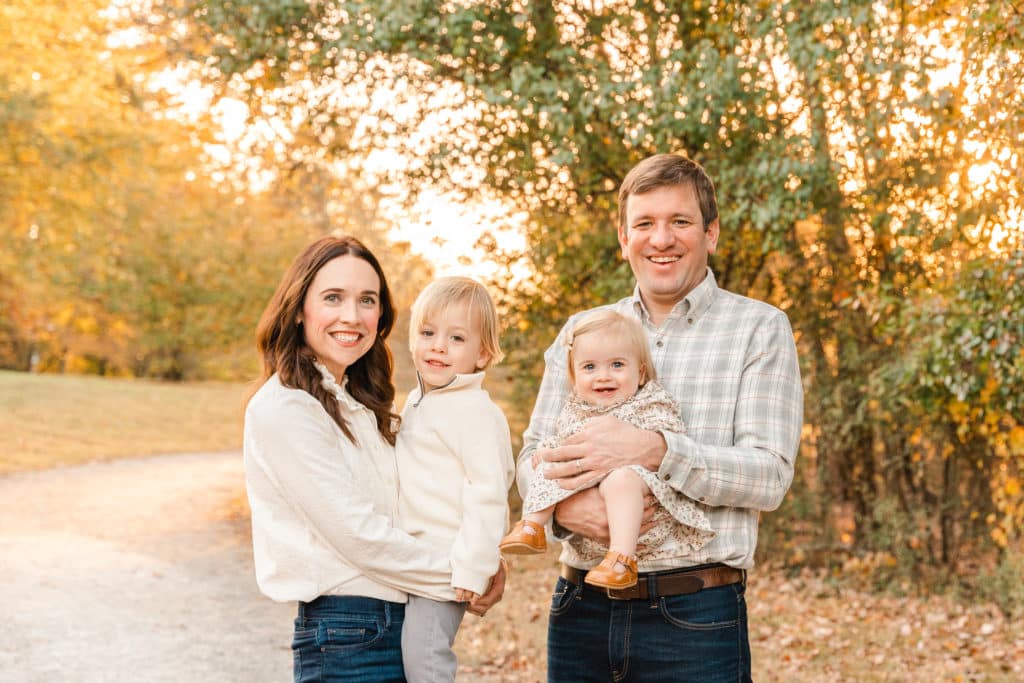 Fall in Chattanooga family photography session at Greenway Farms in Hixson, TN