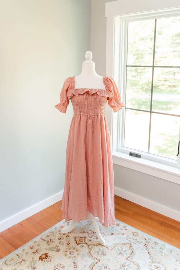 Romantic pink dress for photoshoots with Chattanooga TN Photographers