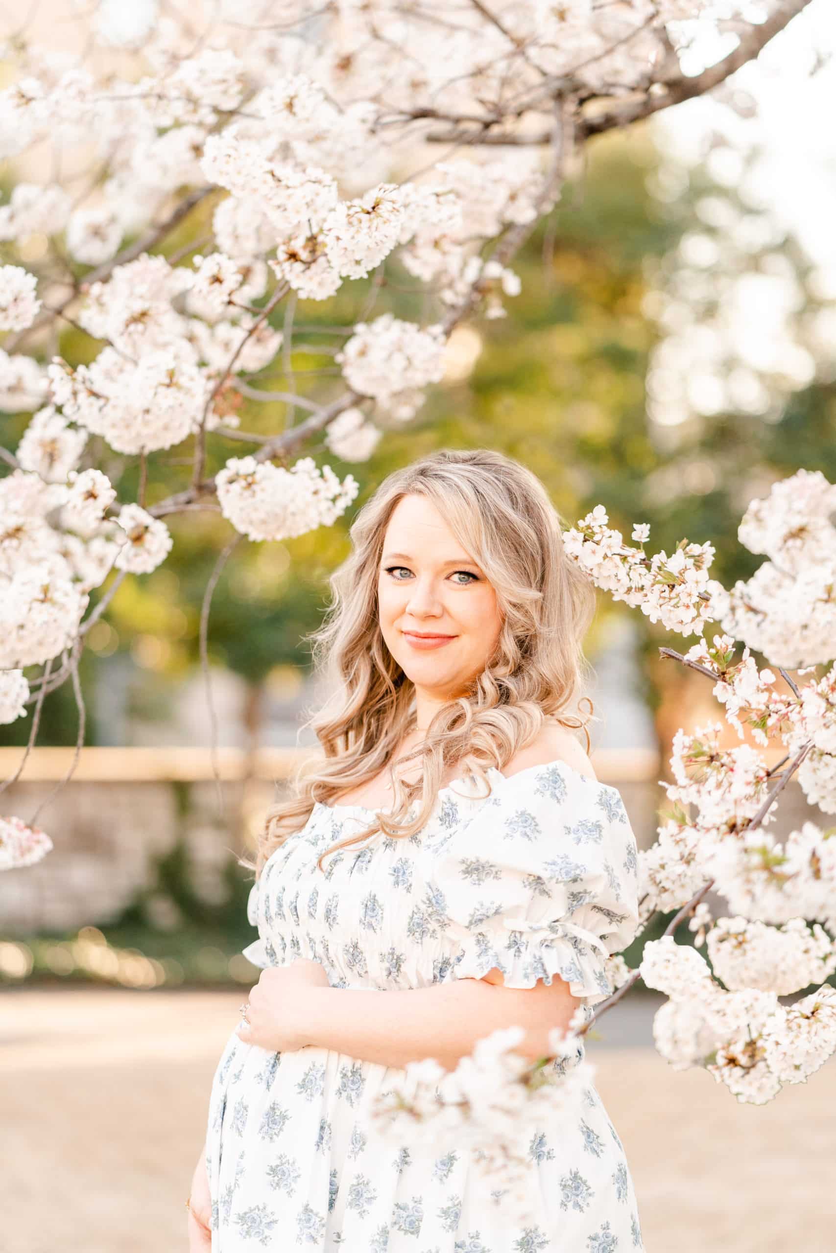 Chattanooga cherry blossoms _ Chattanooga maternity photography