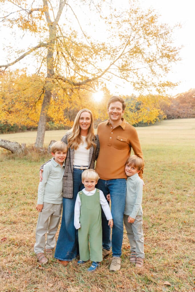 Fall lifestyle photography session