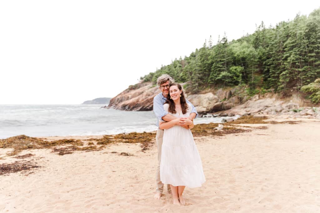 Portrait on Sand Beach.  By Renee Christine Photography