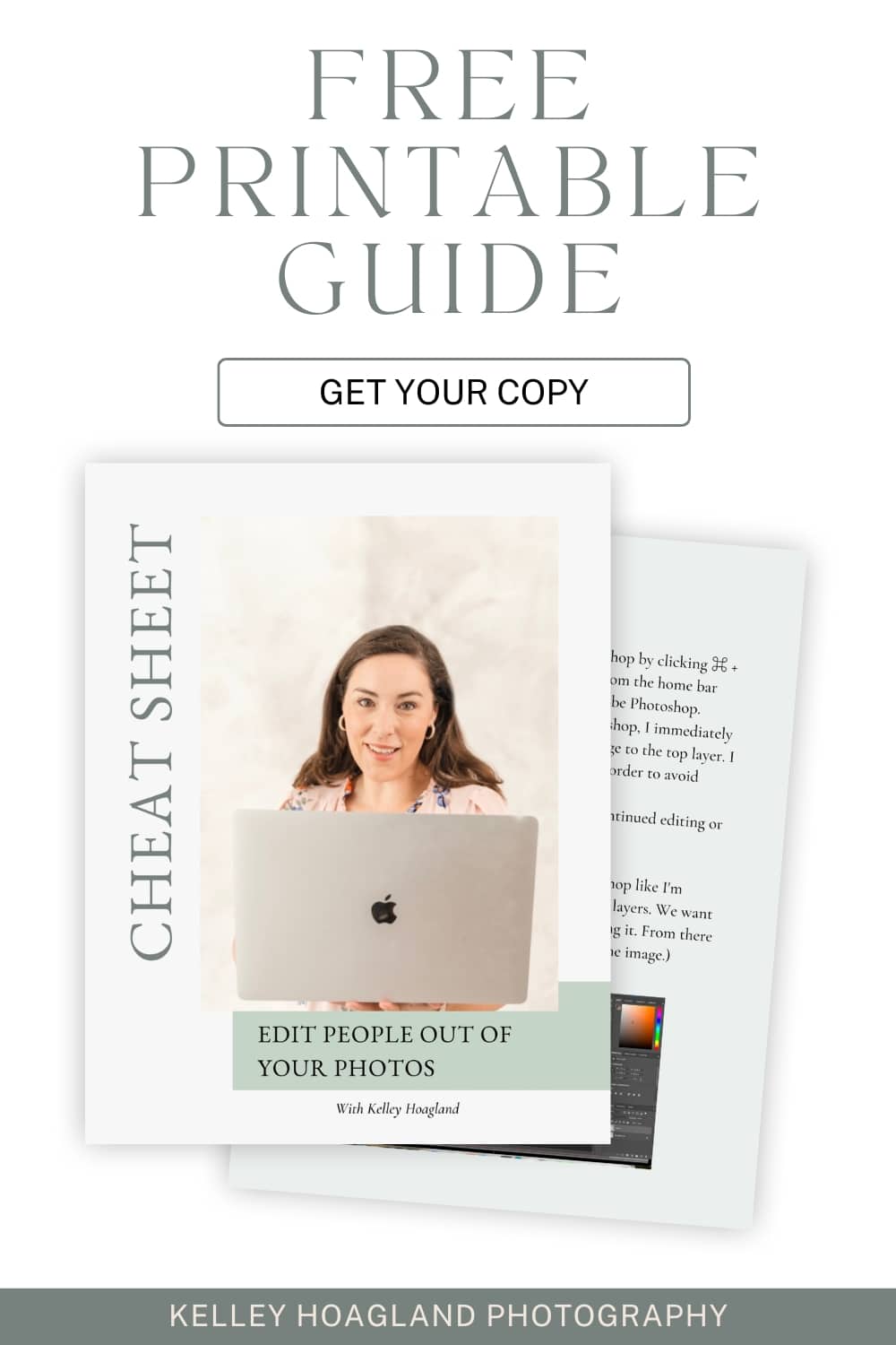 Free Downloadable Guide for How to Edit People Out of Photos