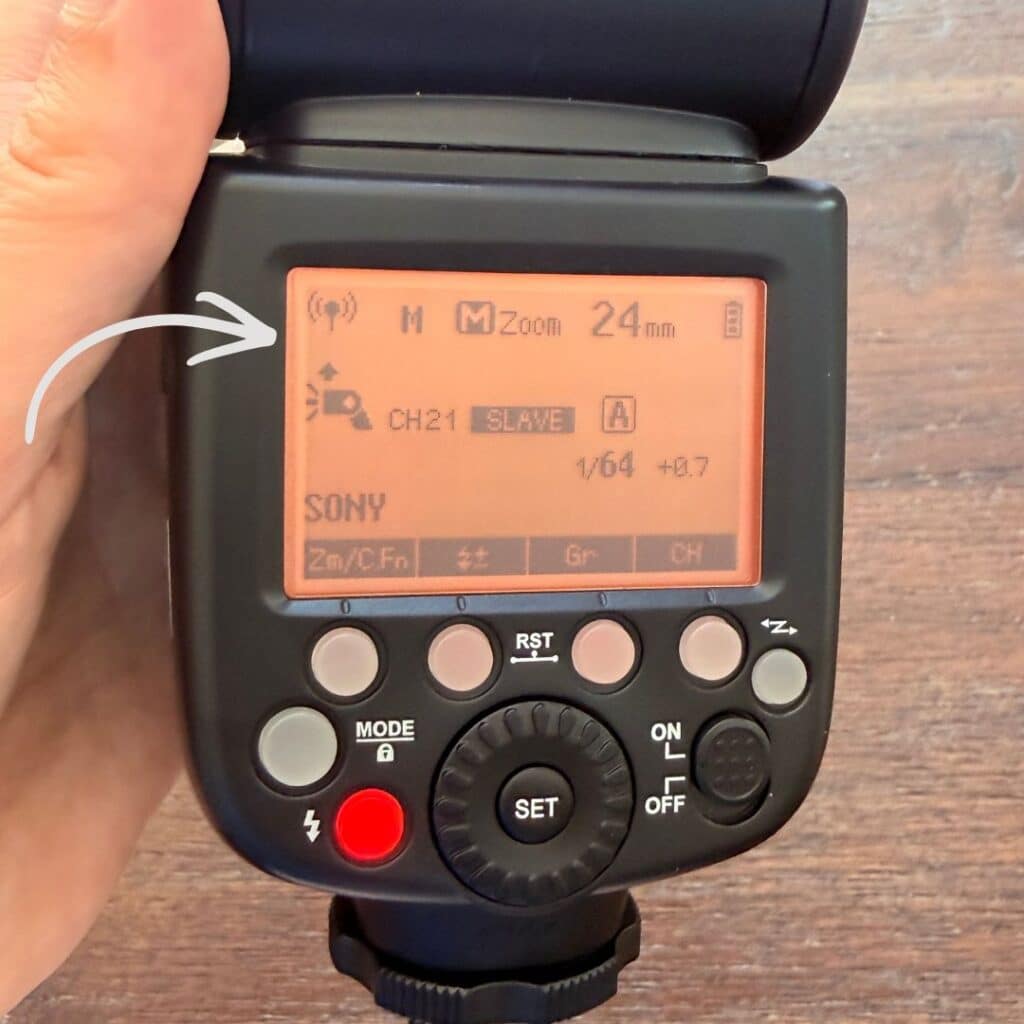 How to sync with Godox V860ii