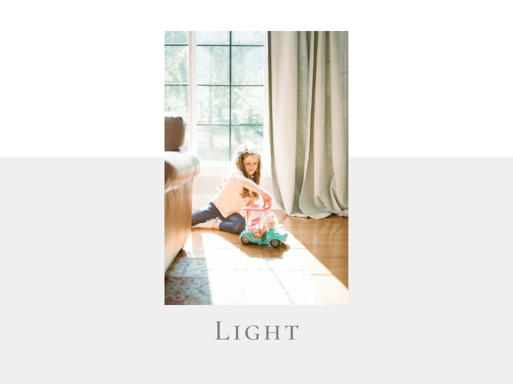 In section 3 of this photography online lesson, light is taught